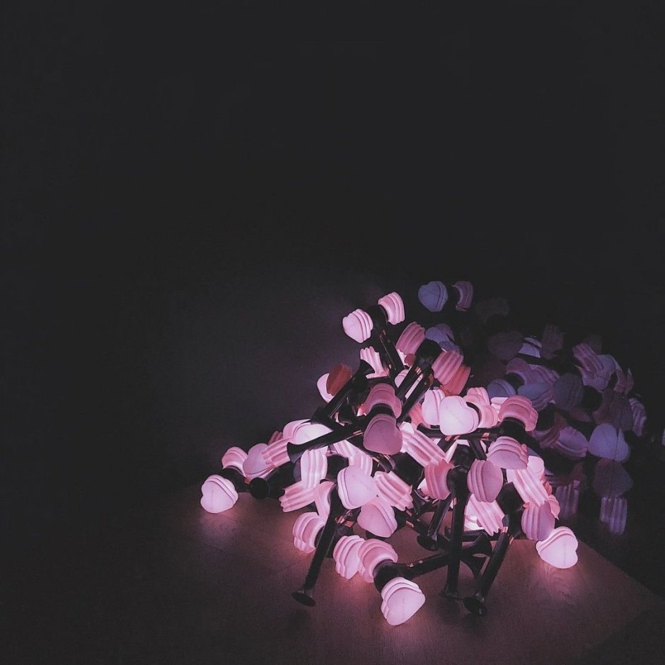 Розовая комната Эстетика ночью