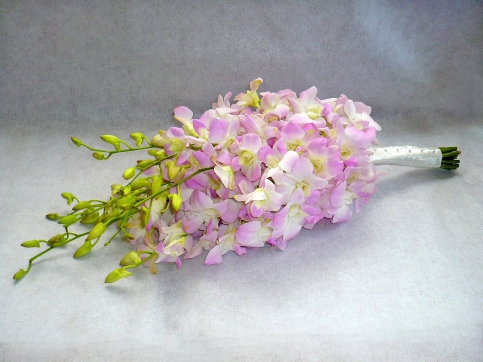 Орхидея Дендробиум свадебный букет