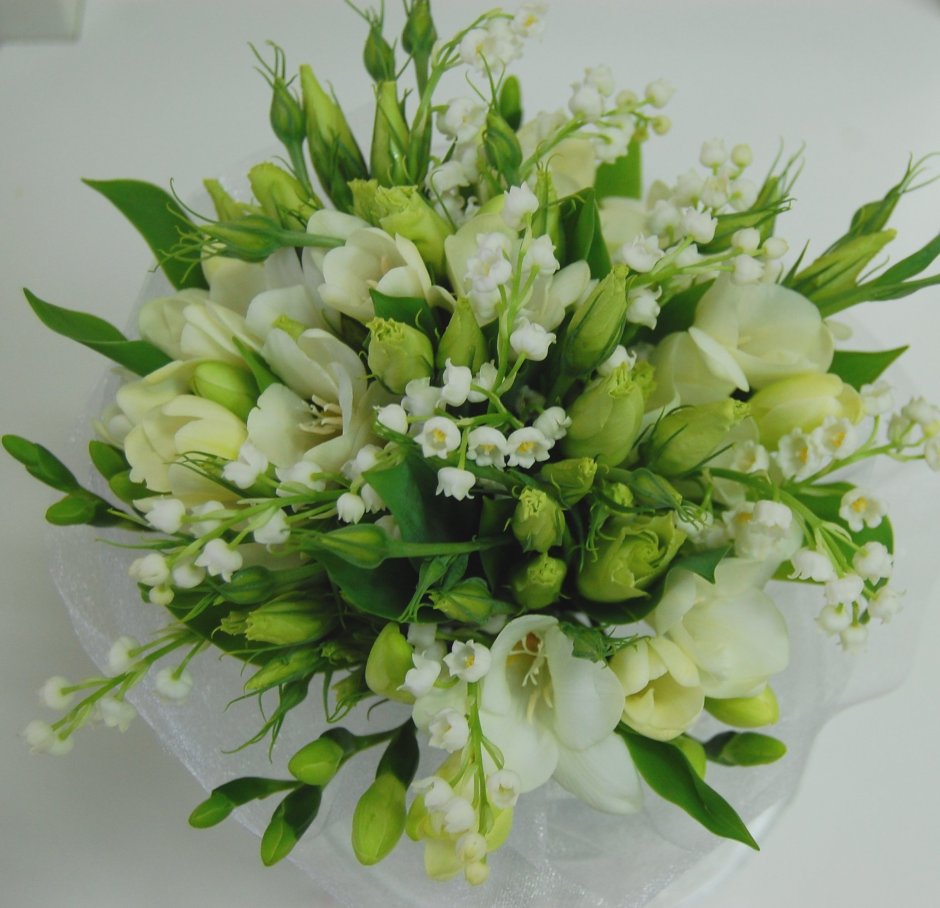 Букет невесты гортензия белый цветок