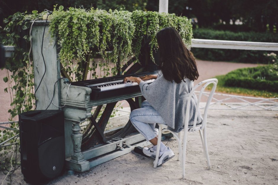 Пианино в парке Горького