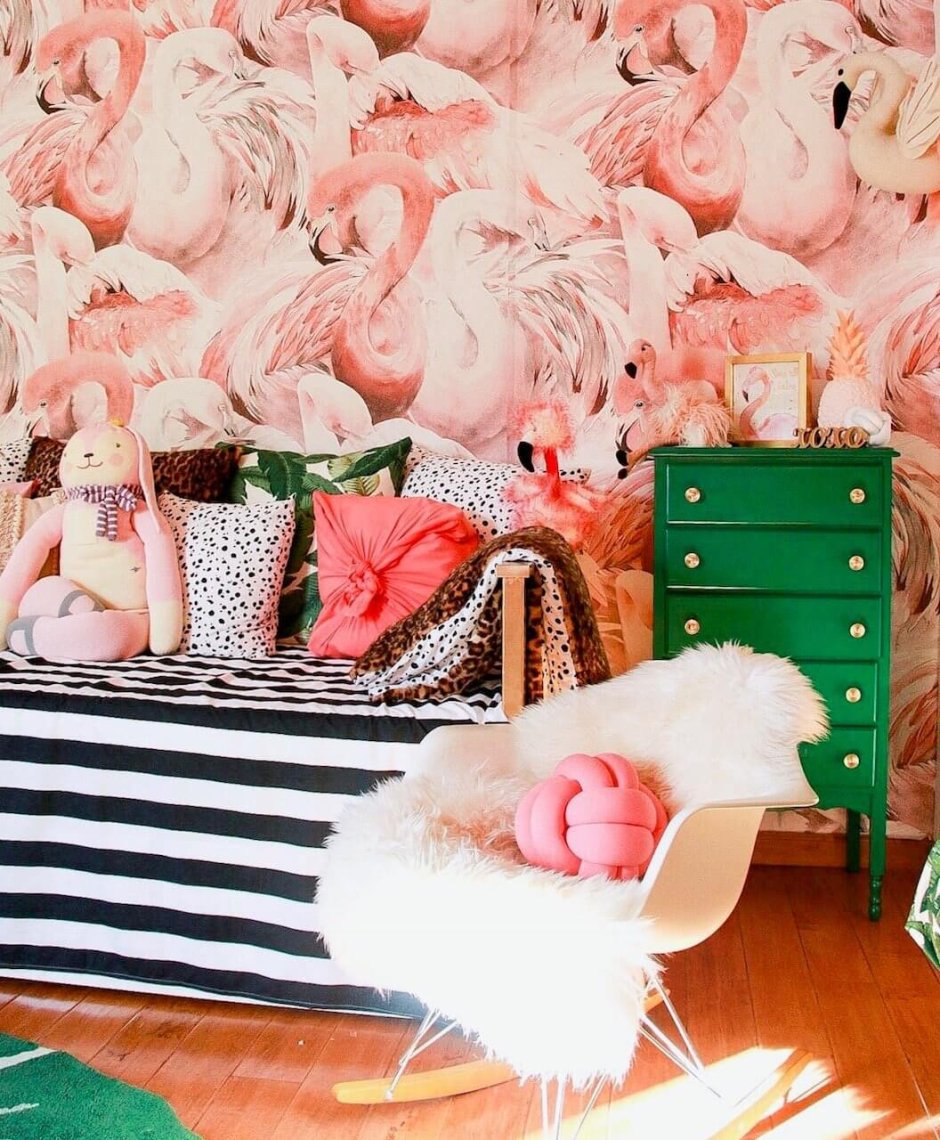 Детская комната в стиле Фламинго