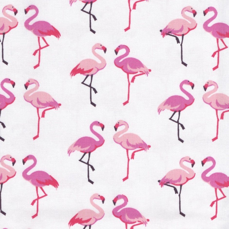 Паттерны розовые Фламинго