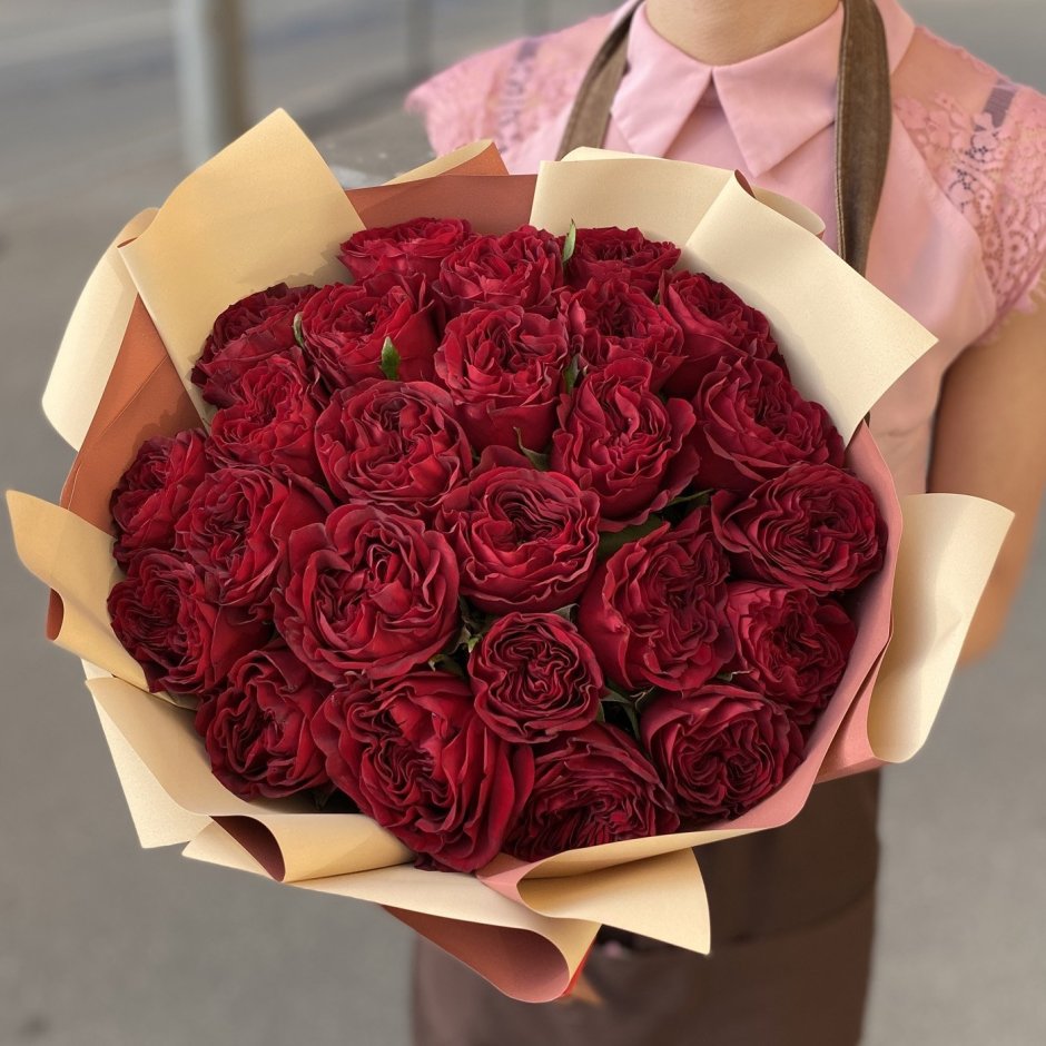 Роза пионовидная Mayra′s Red