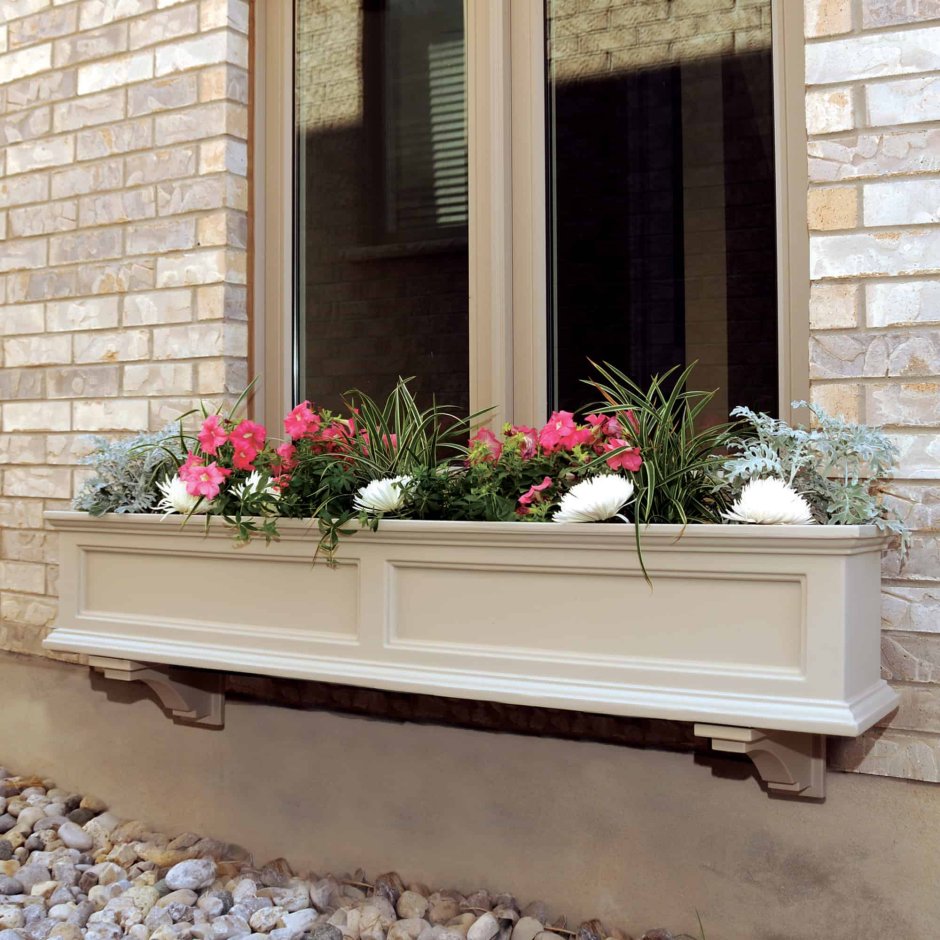 Decorative Galvanized flowerbox