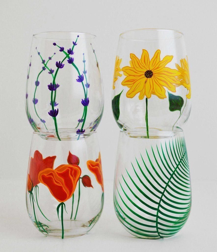 Декор вазы акриловыми красками