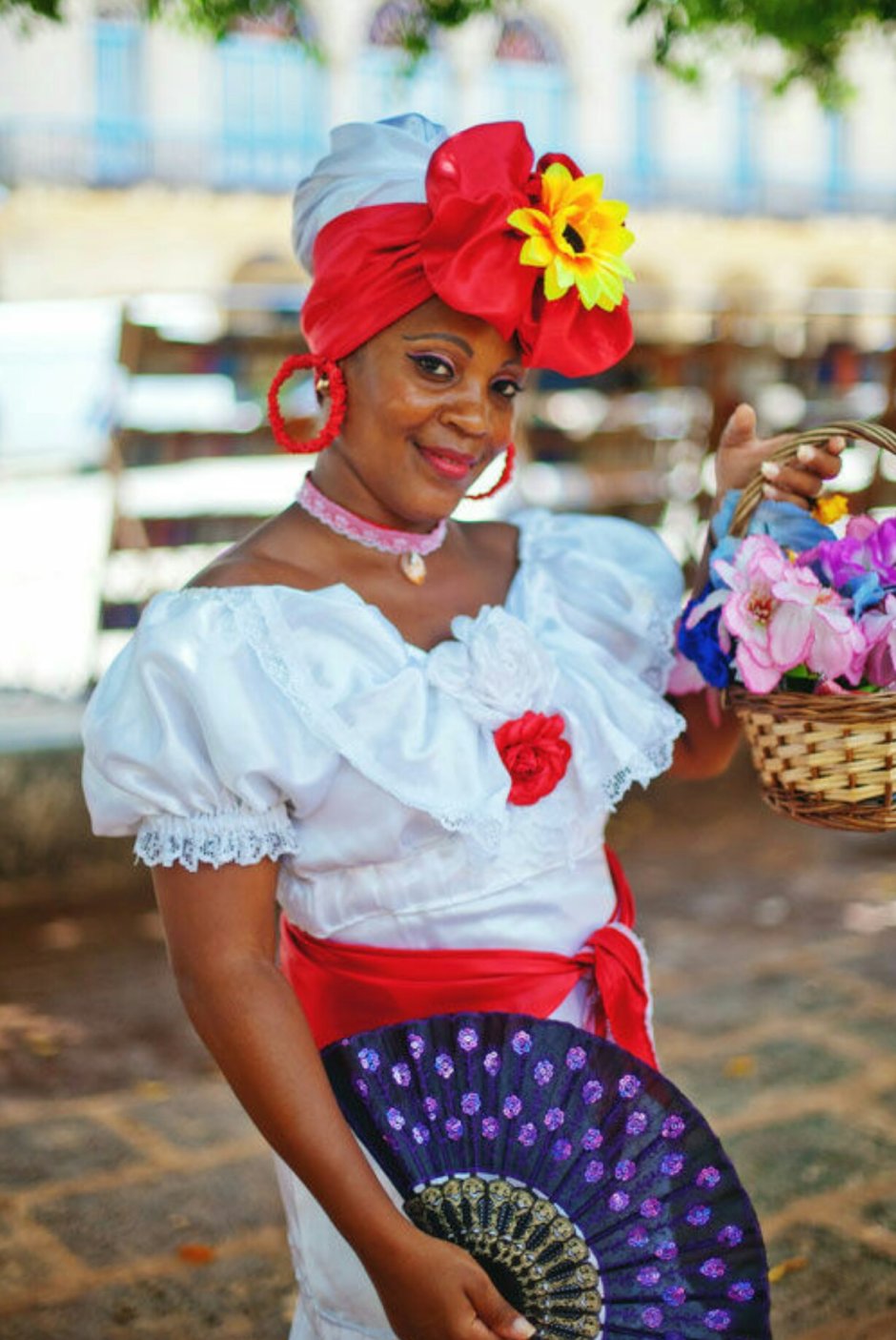 Кубинский национальный костюм женский