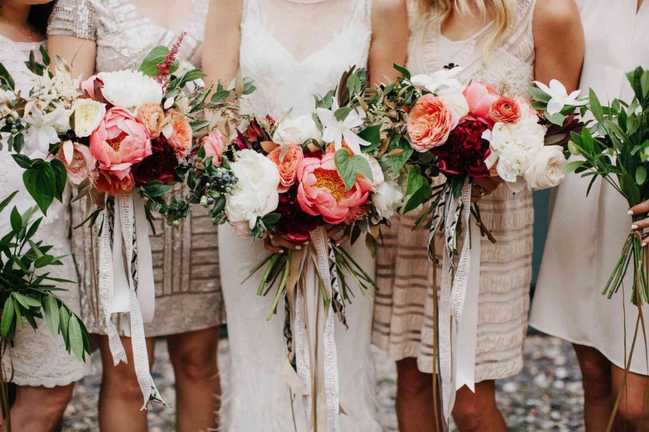 Невеста цветы стильная свадьба