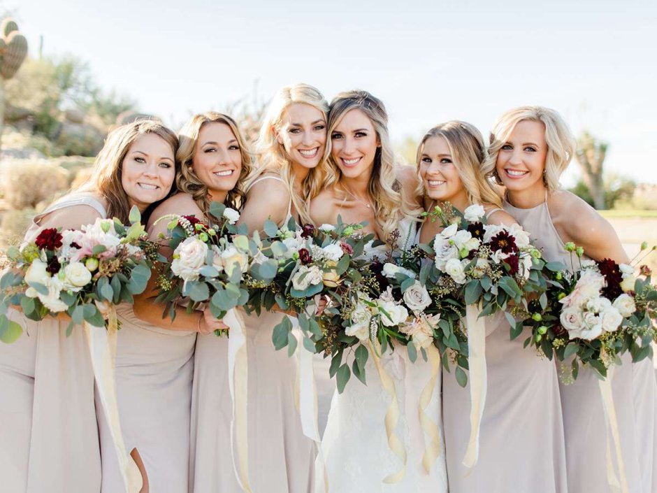 Bride Bridesmaid Bouquet