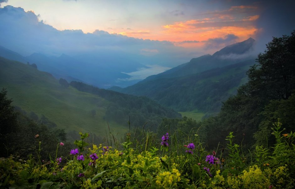 Перевал Пыв Абхазия