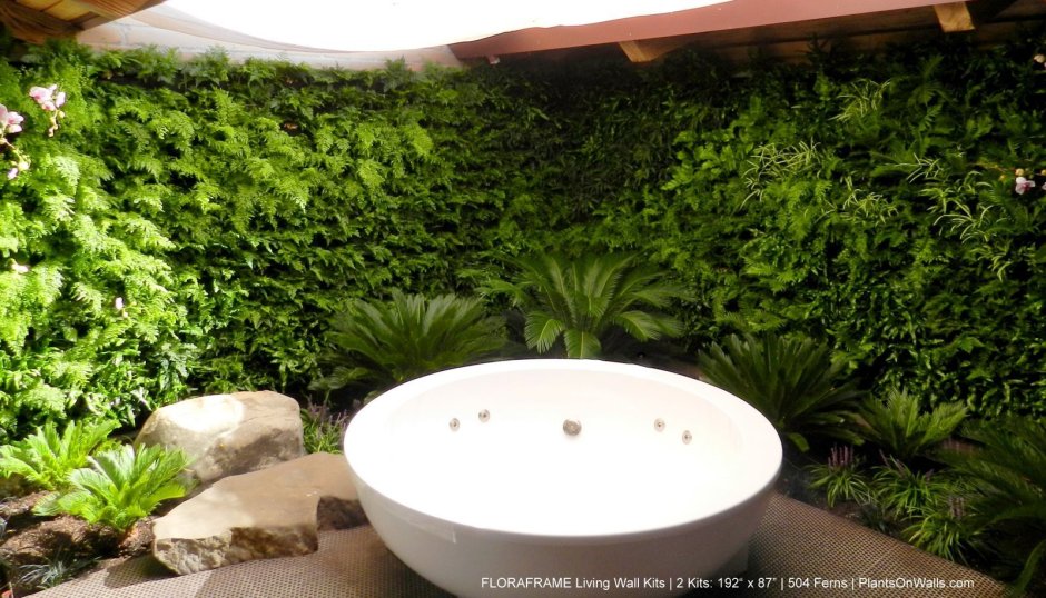 Вертикальное Озеленение в ванне