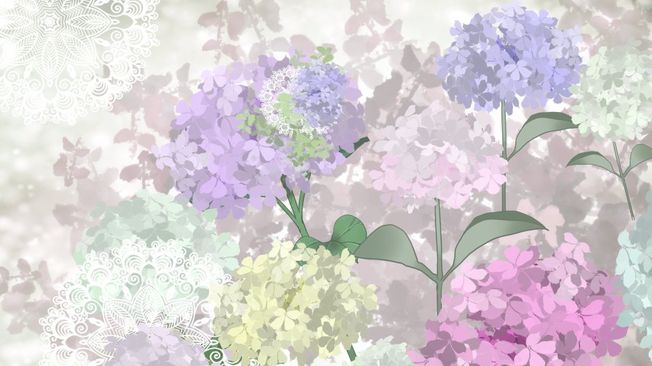 Фон для фотошопа цветы акварель
