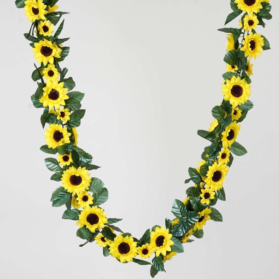 Artificial Sunflower Garland