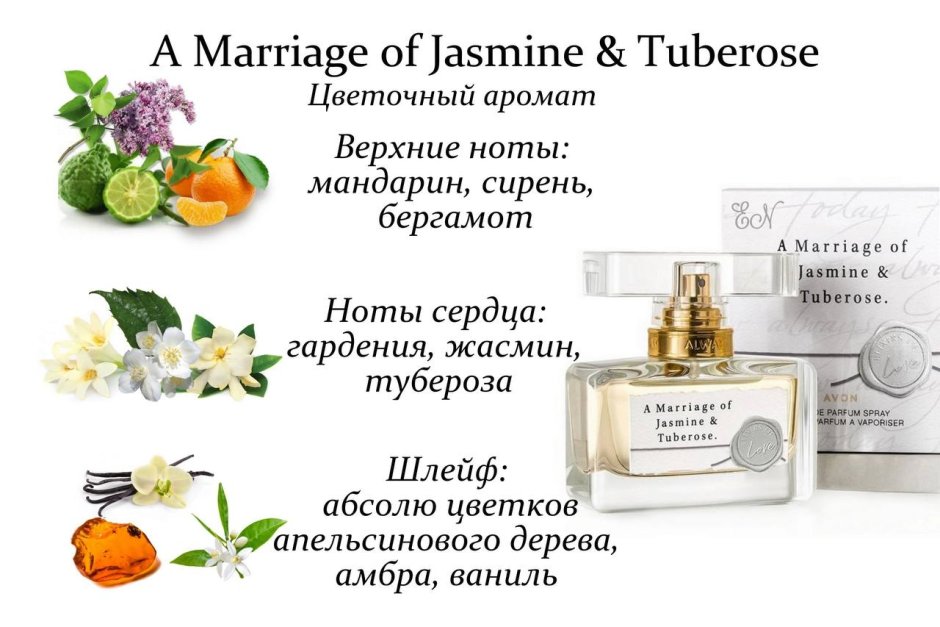 Духи a marriage of Jasmine Tuberose