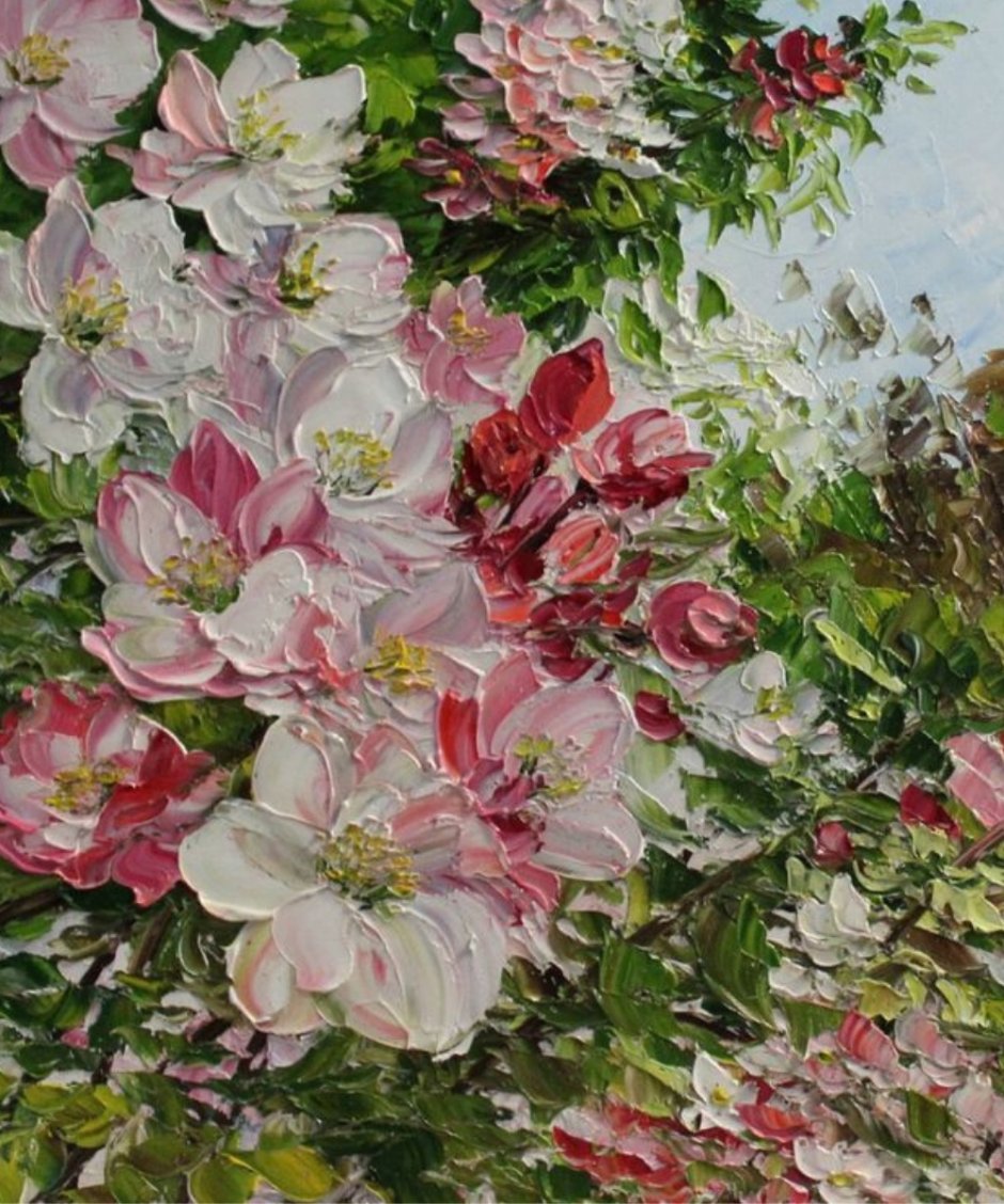 Ефременко яблоня цветет