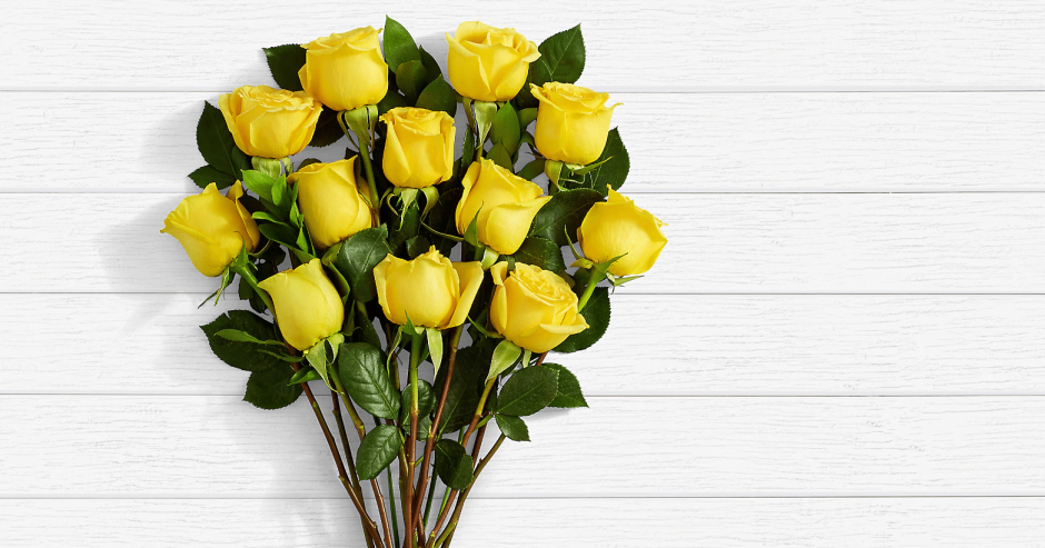 Желтые розы для фотошопа