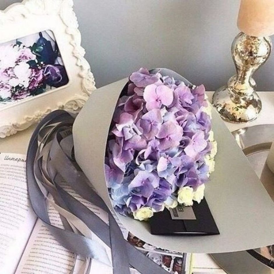 Модные цветы фиолетовые