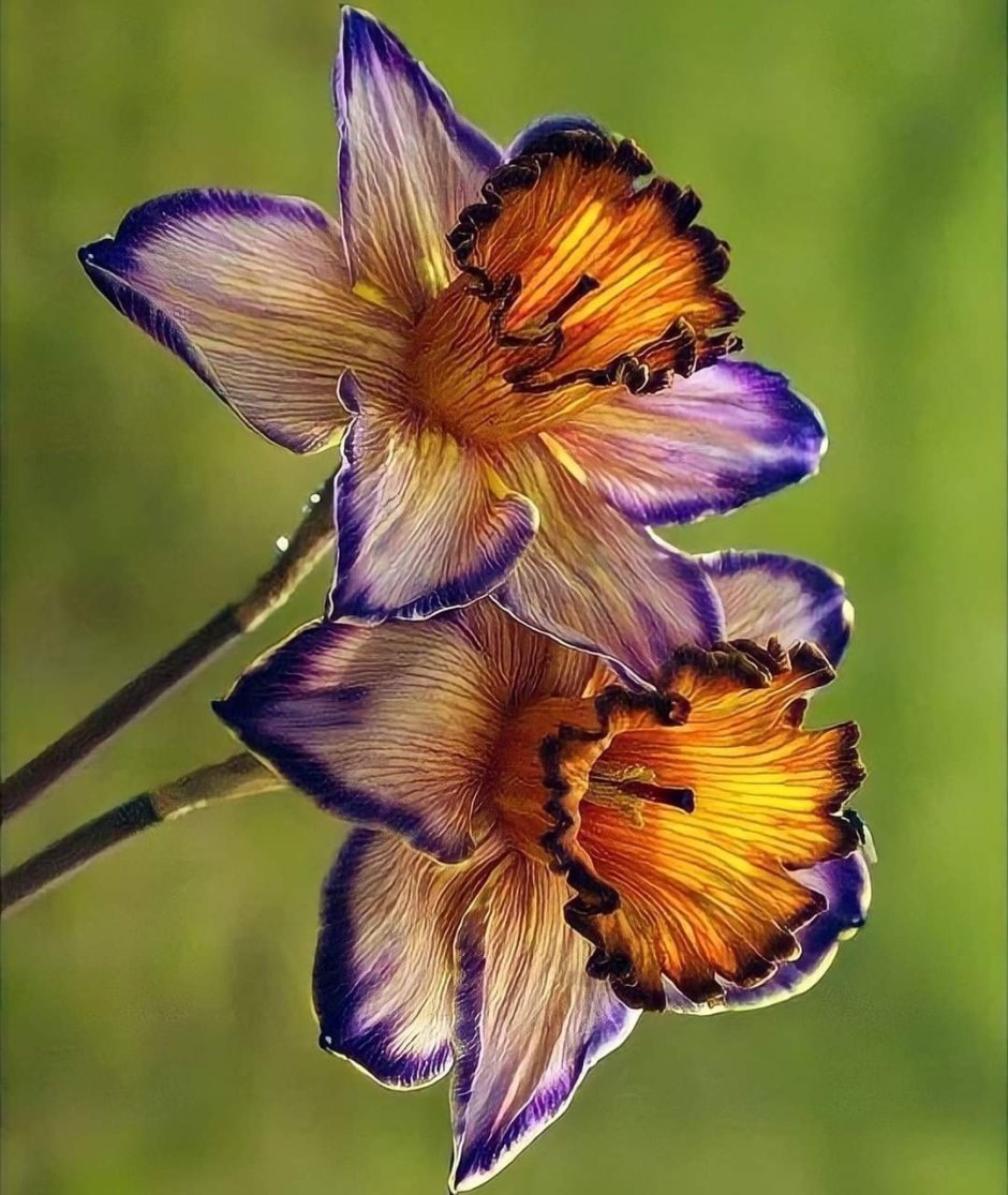 Нарцисс цветок фиолетовый