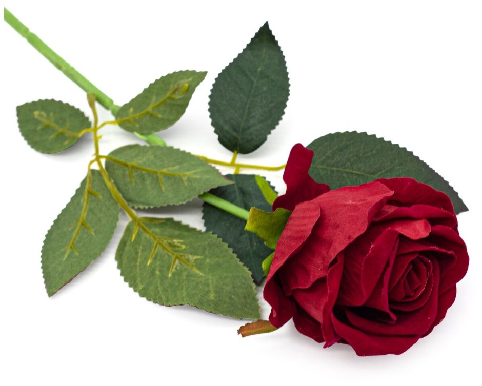 Искусственные цветы розы красные