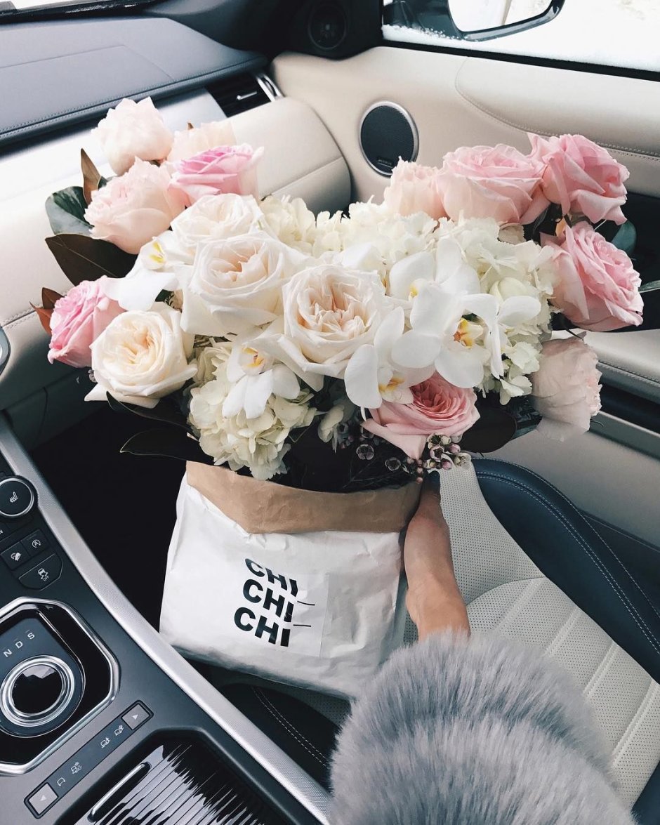 Красивый букет цветов для инстаграма
