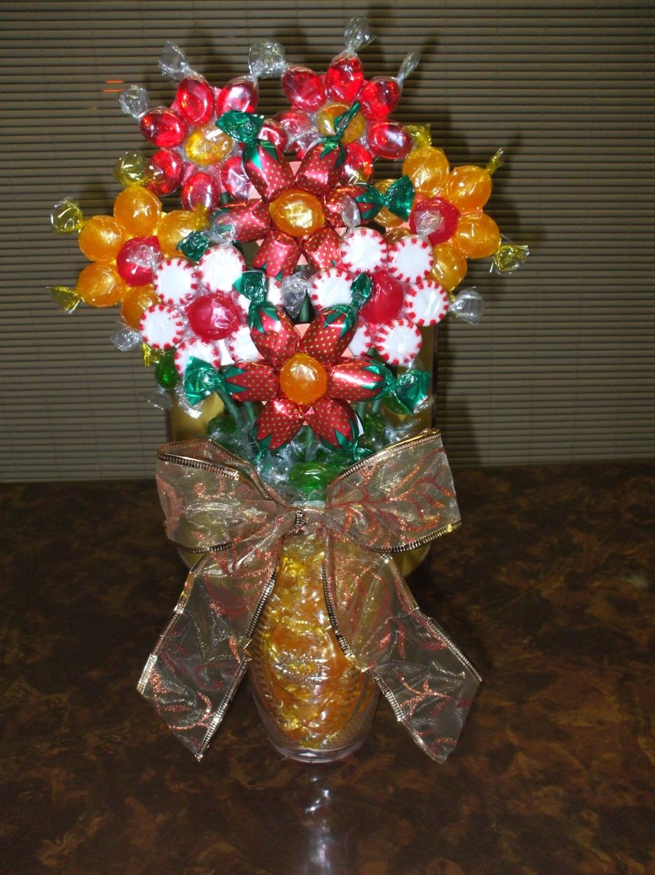 Букет цветов своими руками из подручных материалов