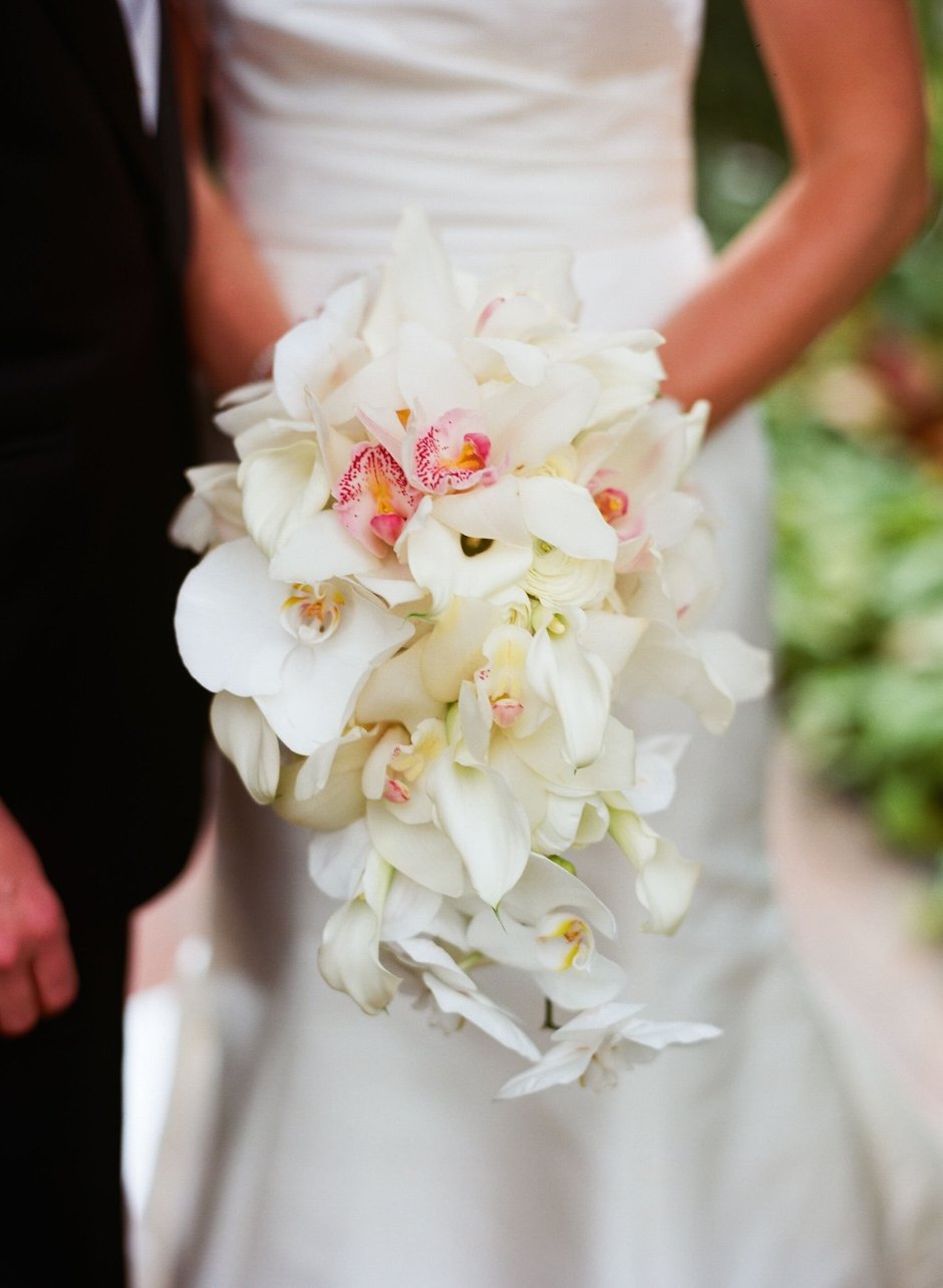 Букет невесты из орхидей Цимбидиум