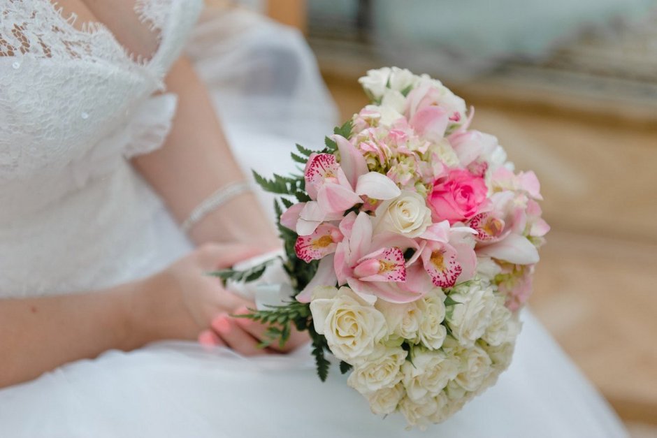 Свадебная флористика букет невесты