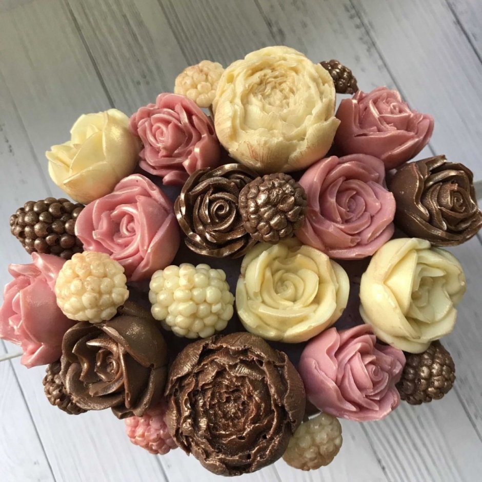 Цветы из бельгийского шоколада