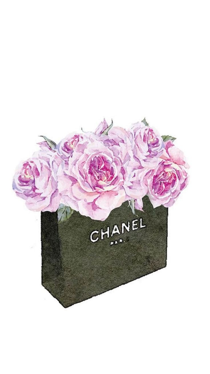 Коробка с цветами Шанель