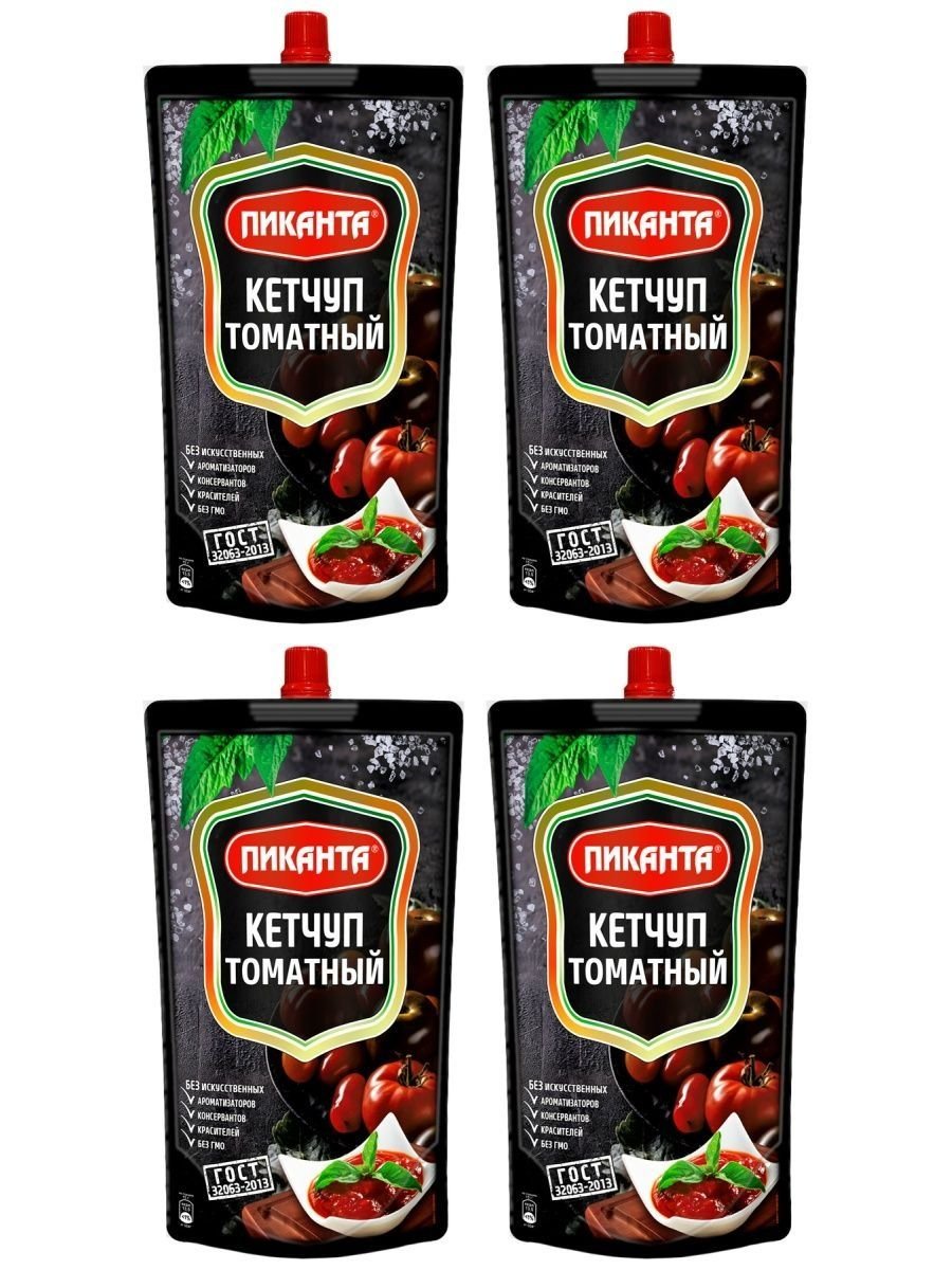 Кетчуп томатный 280 гр. дой-пак (Пиканта)
