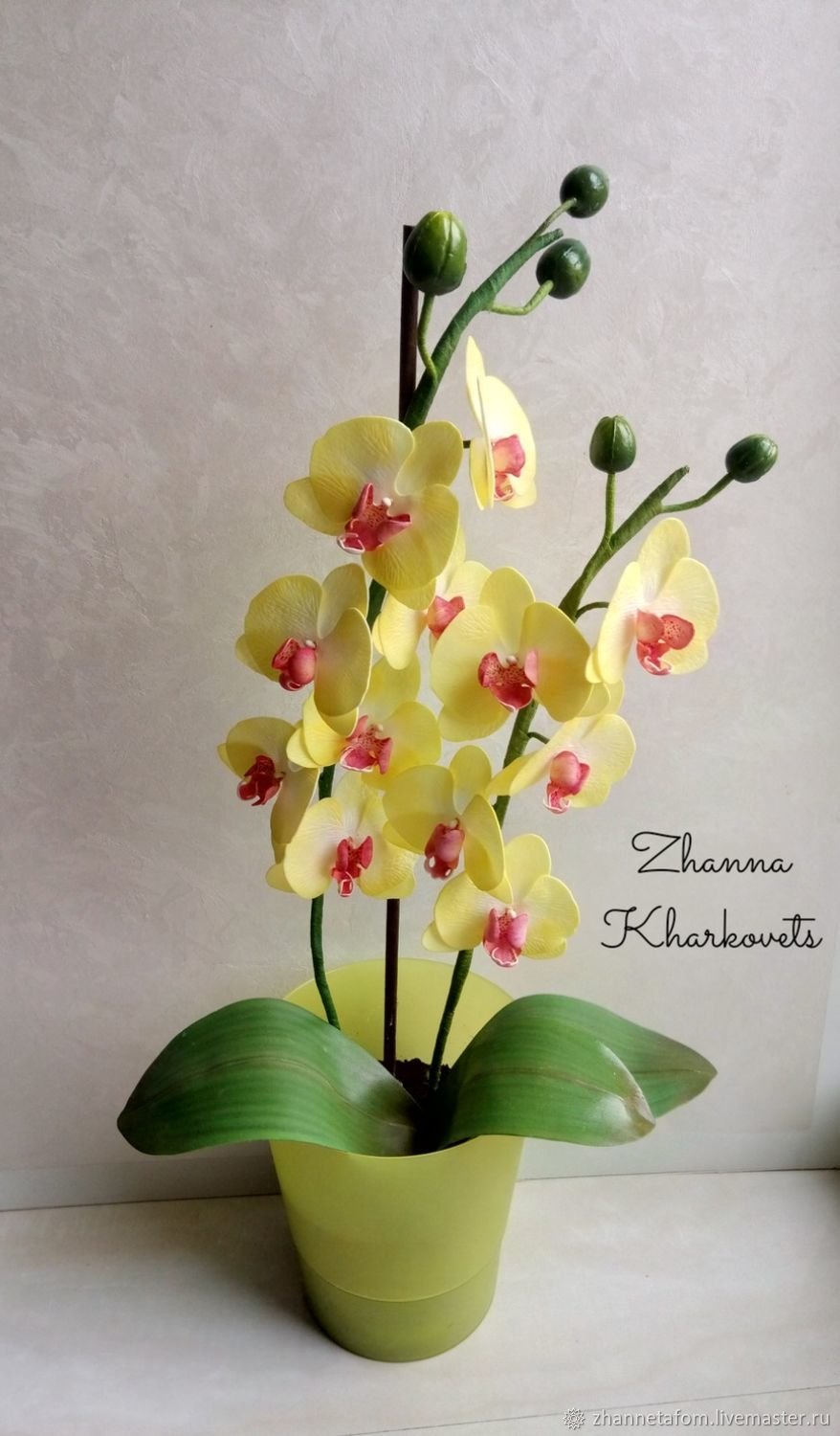 МК Орхидея из фоамирана