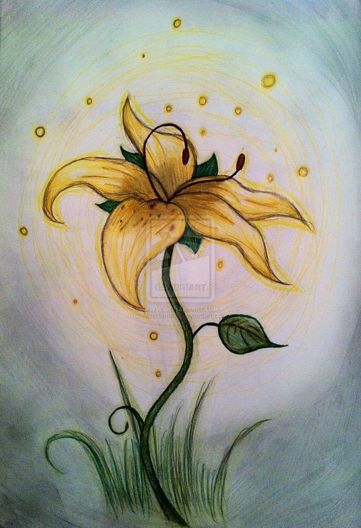 Рисование Волшебный цветок