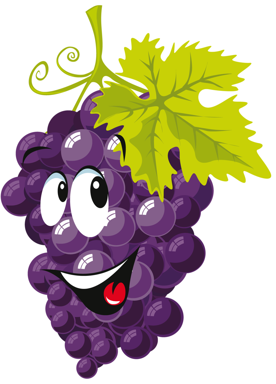 Виноград мультяшные