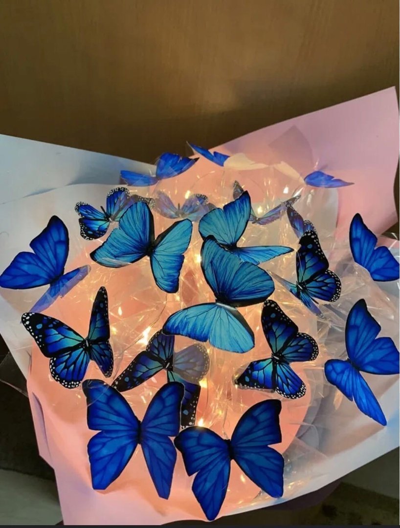 Бабочки для букета из бабочек