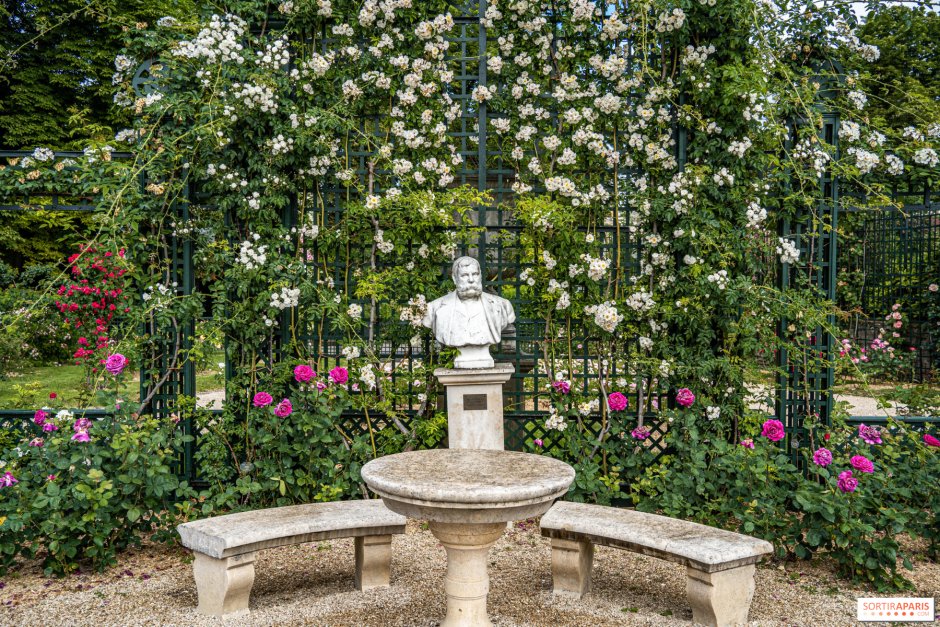 Розовый сад в Мадриде