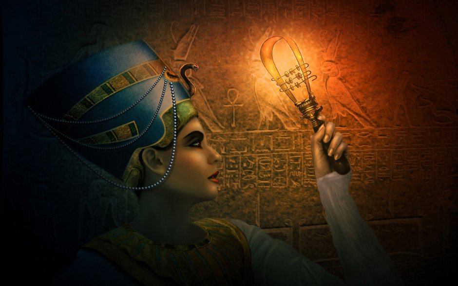 Царица Египта Нефертити арт