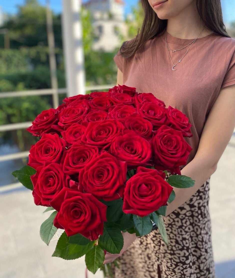 Роза Россия красная