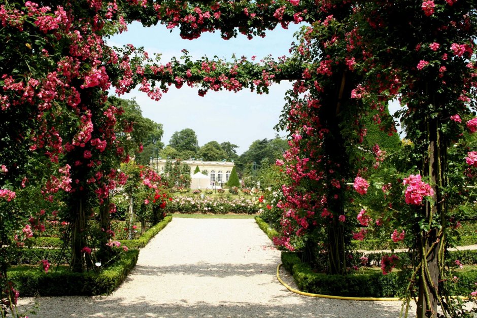 Сад Багатель Франция арка