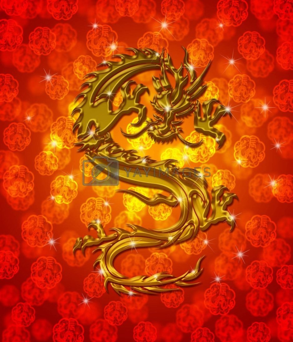 Китайский дракон на удачу