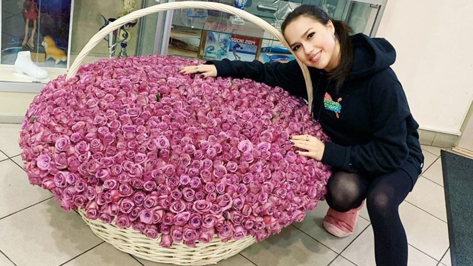Букет из 1001 розовой розы 40 см