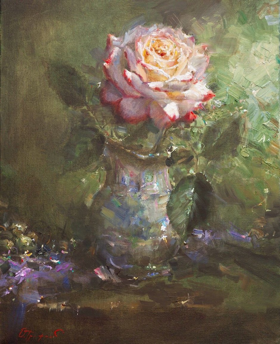 Олег Трофимов картины розы