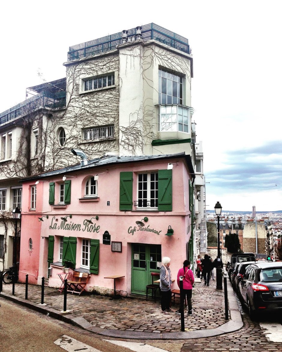 Монмартр розовый дом историч