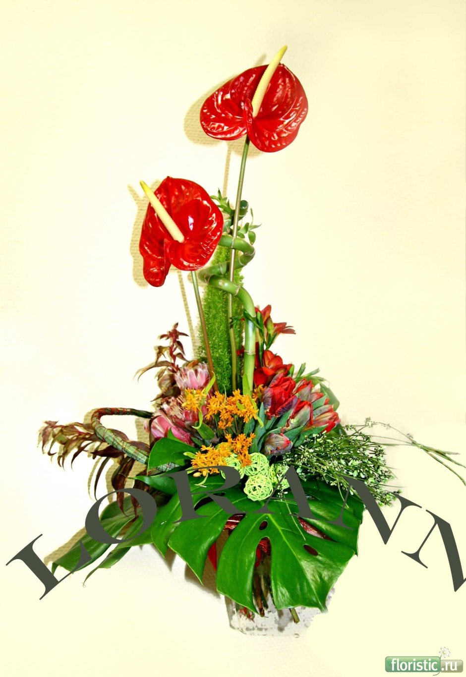 Флористика мужской букет из цветов
