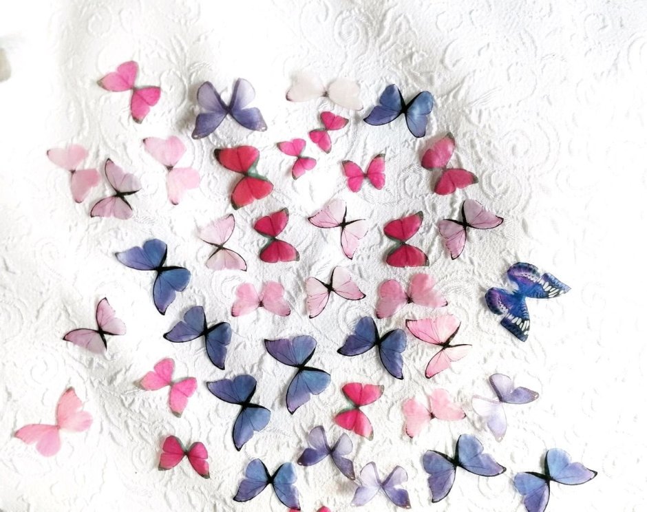 Картина из бабочек