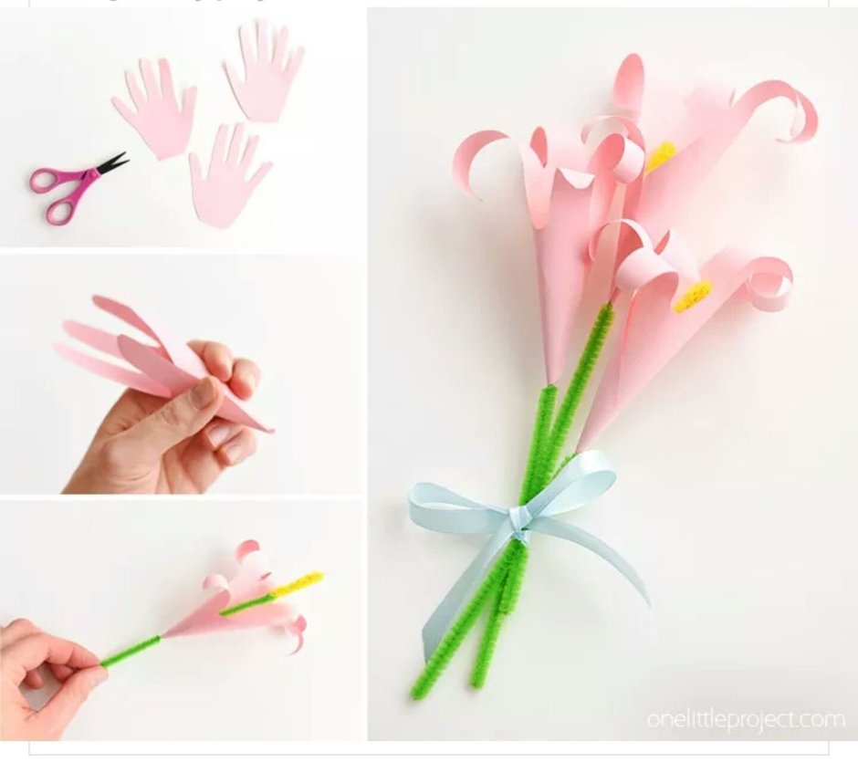 Цветы своими руками для детей