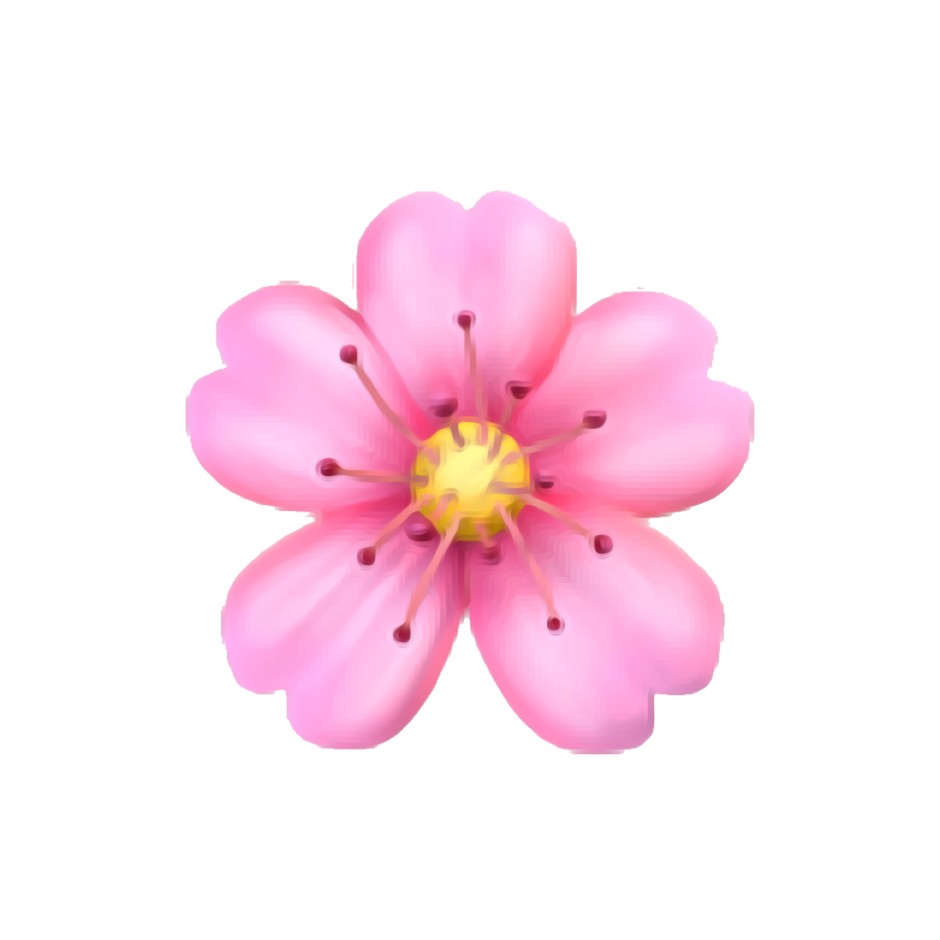 Цветок Сакуры эмодзи