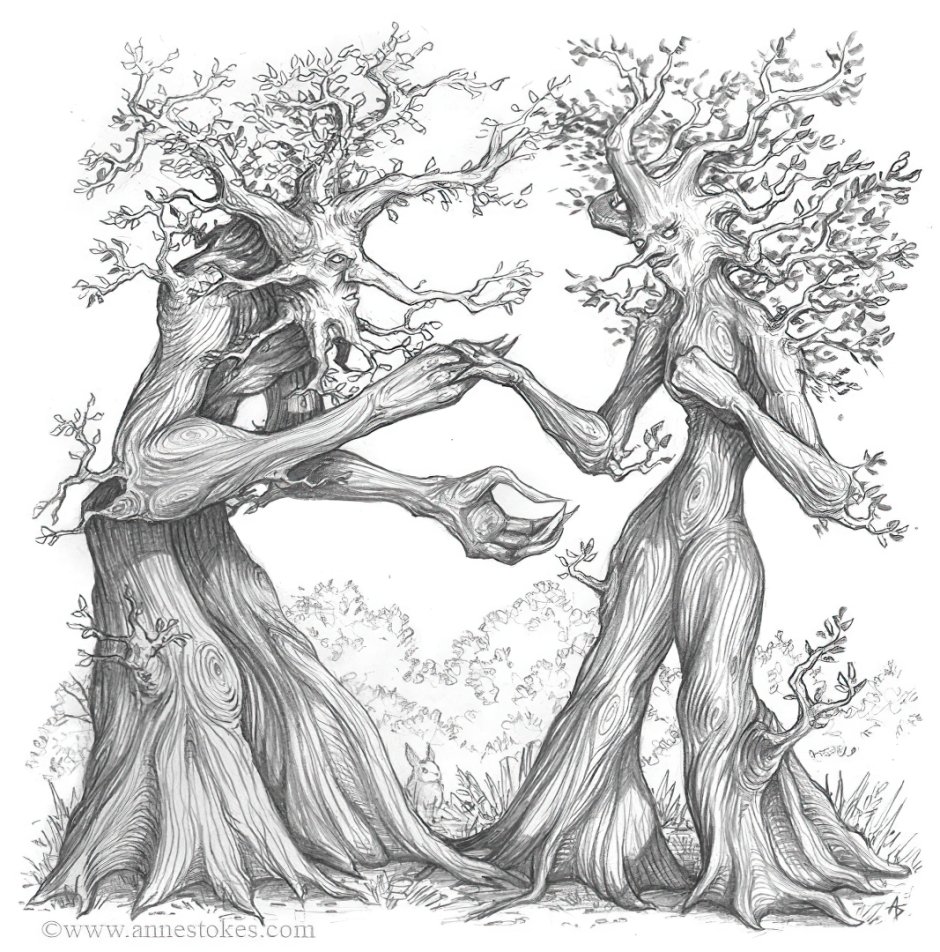 Сказочное дерево рисунок