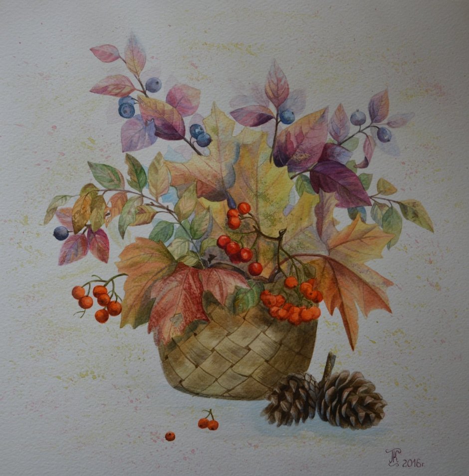 Осенний букет рисунок