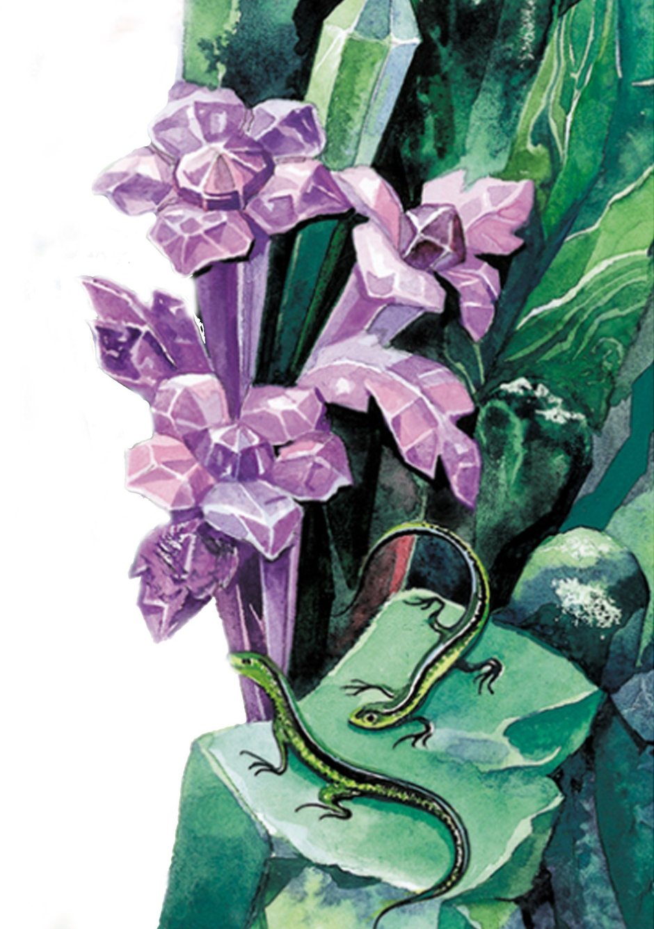 Иллюстрация к сказке каменный цветок Бажов