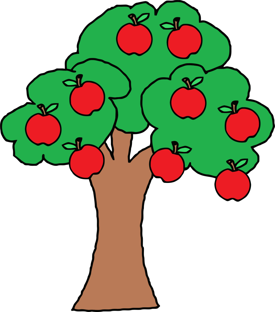 Яблоня рисунок