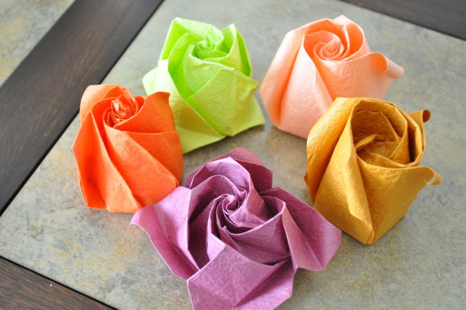 Kawasaki Rose оригами